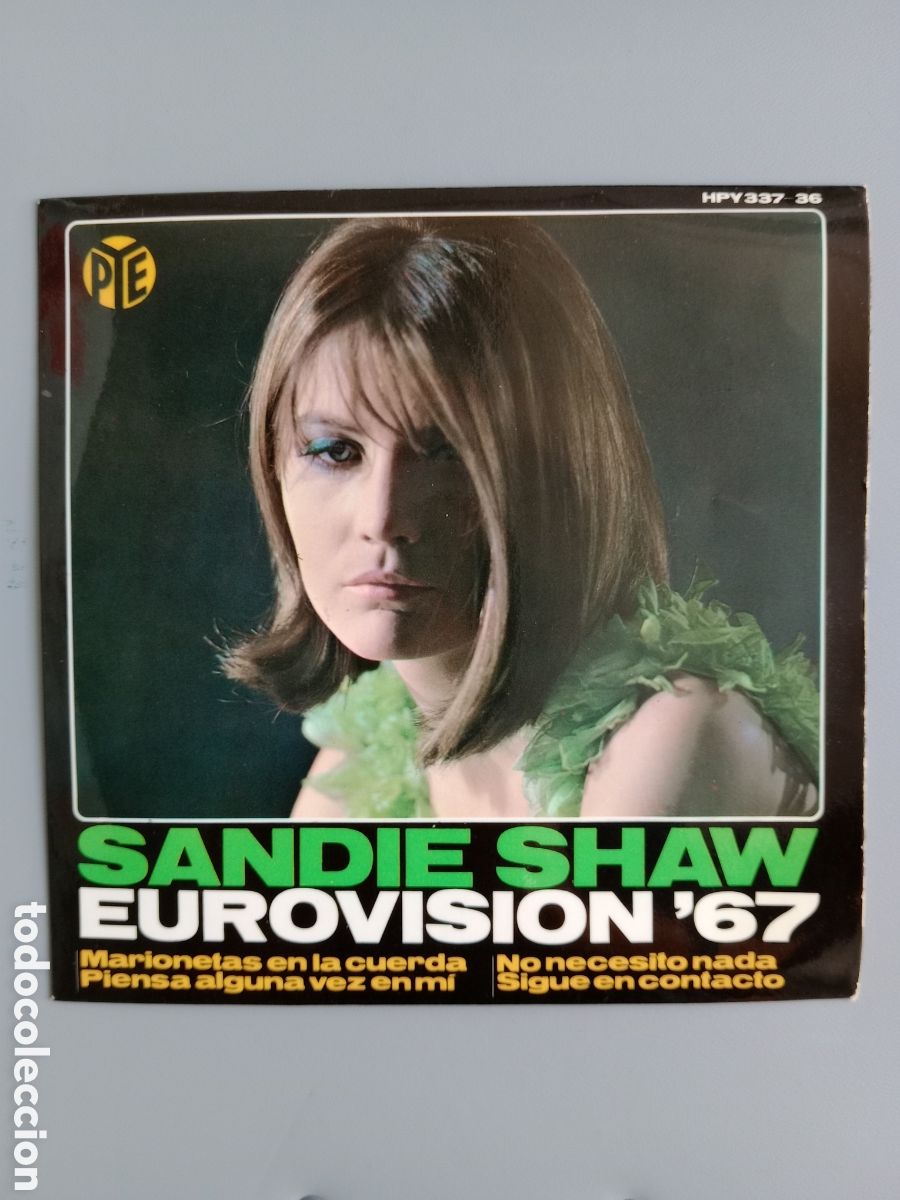 Discos de vinilo: Sandy Shaw. Eurovisi&oacute;n 67. EP - Foto 1