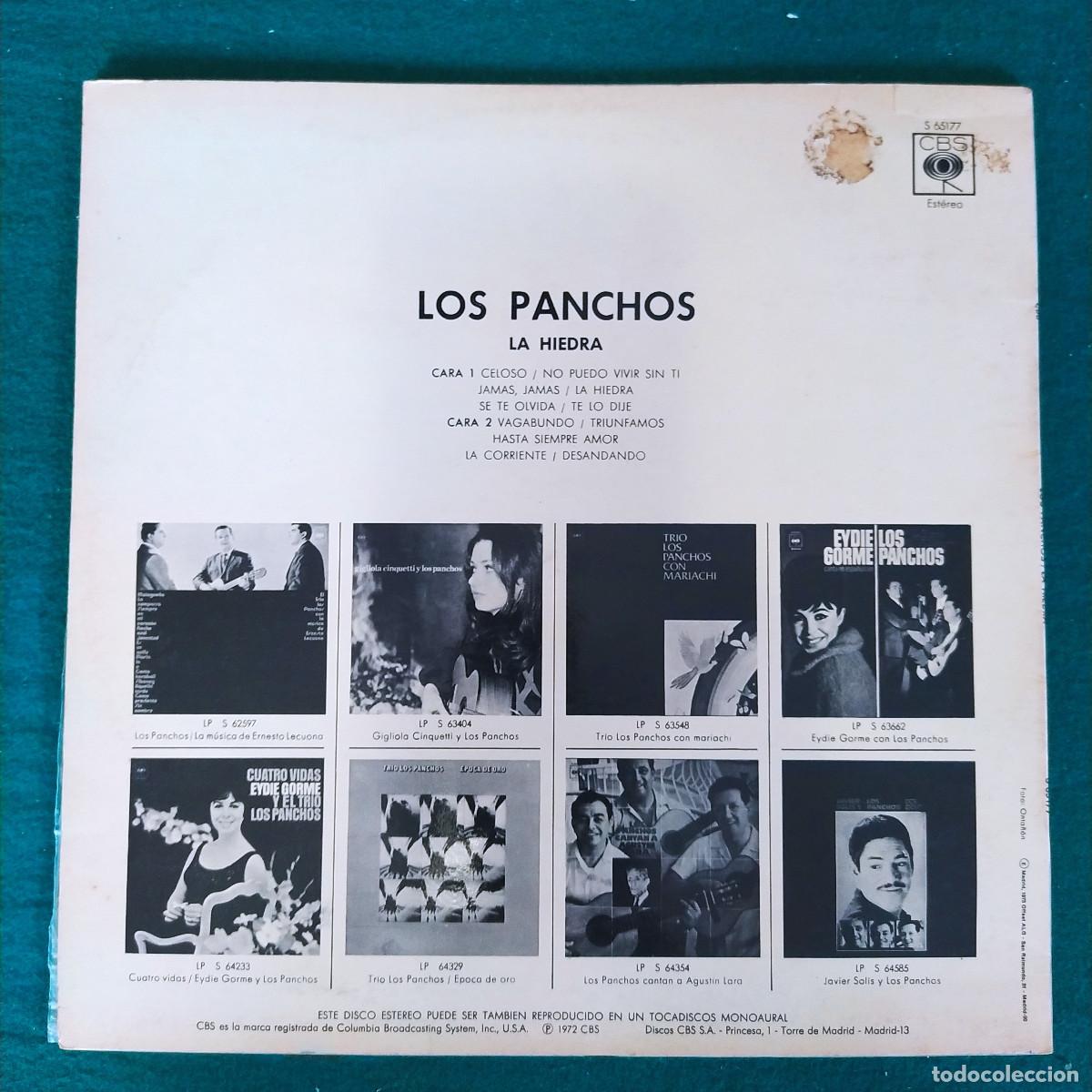 Discos de vinilo: Los Panchos &ndash; La Hiedra - Foto 2