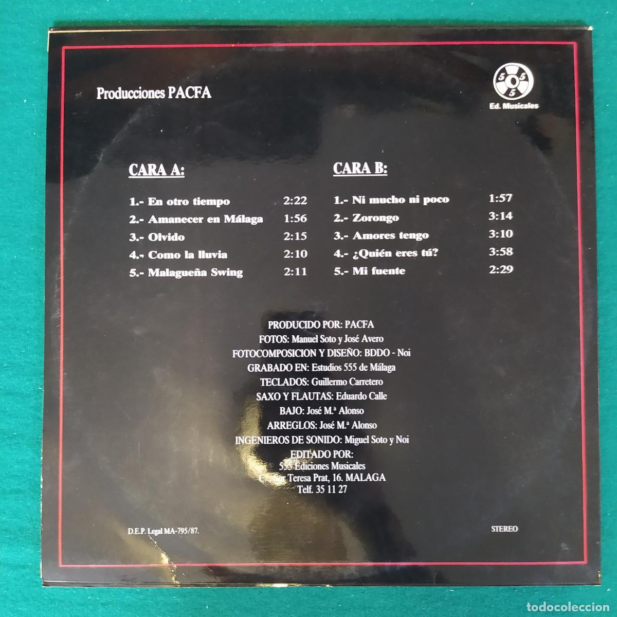 Discos de vinilo: MALAGUE&Ntilde;AS DE PACO CENACHERO - Foto 2