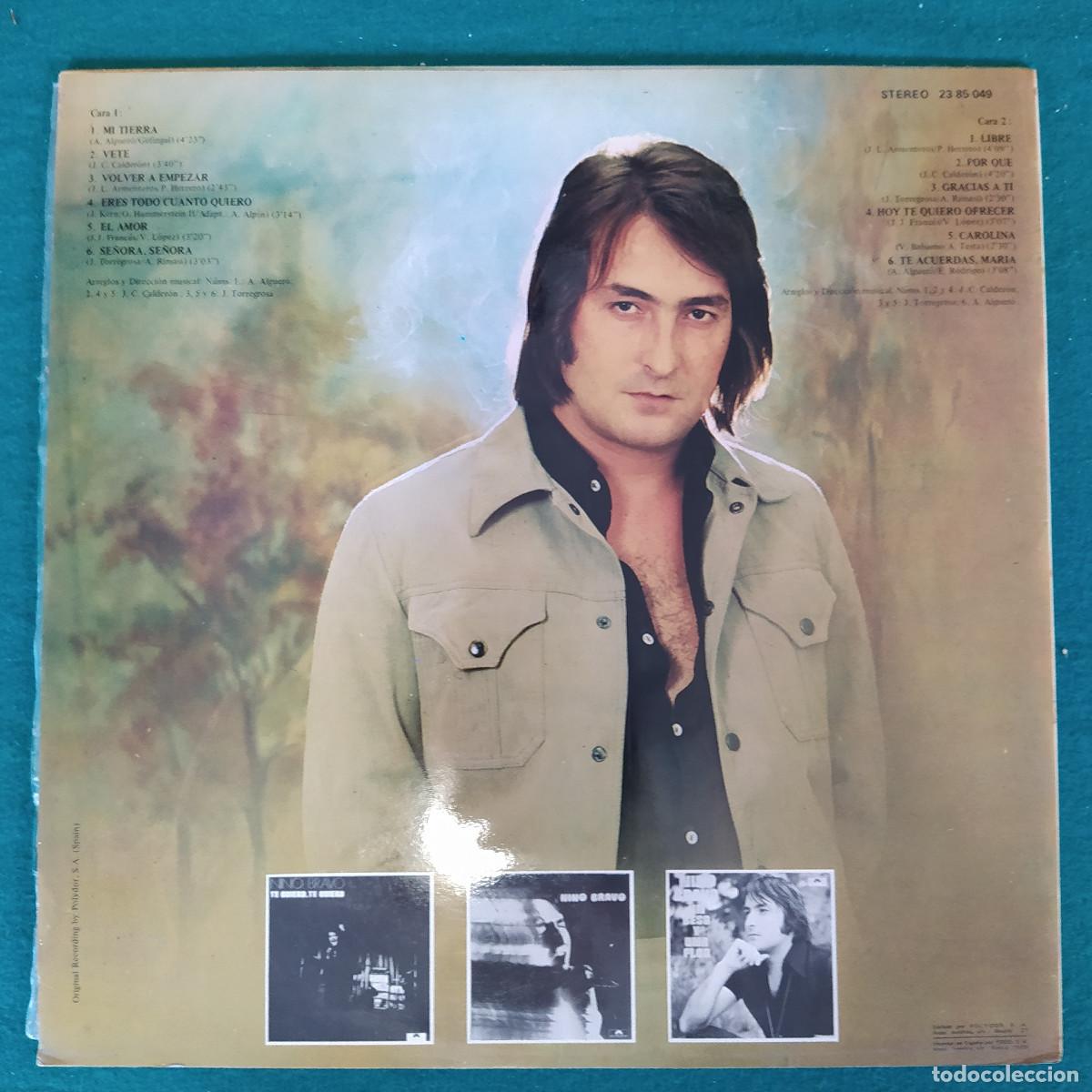 Discos de vinilo: Nino Bravo &ndash; Mi Tierra - Foto 2