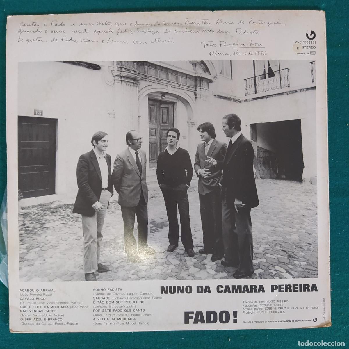 Discos de vinilo: Nuno da Camara Pereira &ndash; Fado! - Foto 2