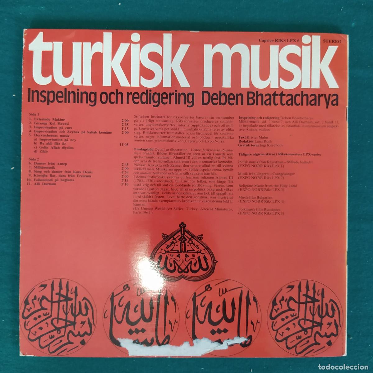 Discos de vinilo: Turkisk Musik 1973 LP - Foto 2