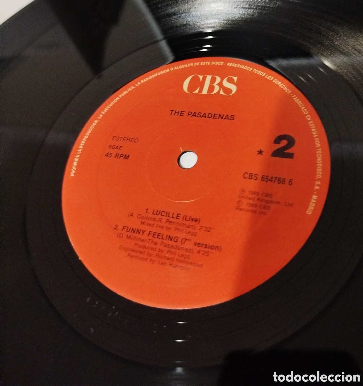 Discos de vinilo: The pasadenas - funny feeling - Foto 3