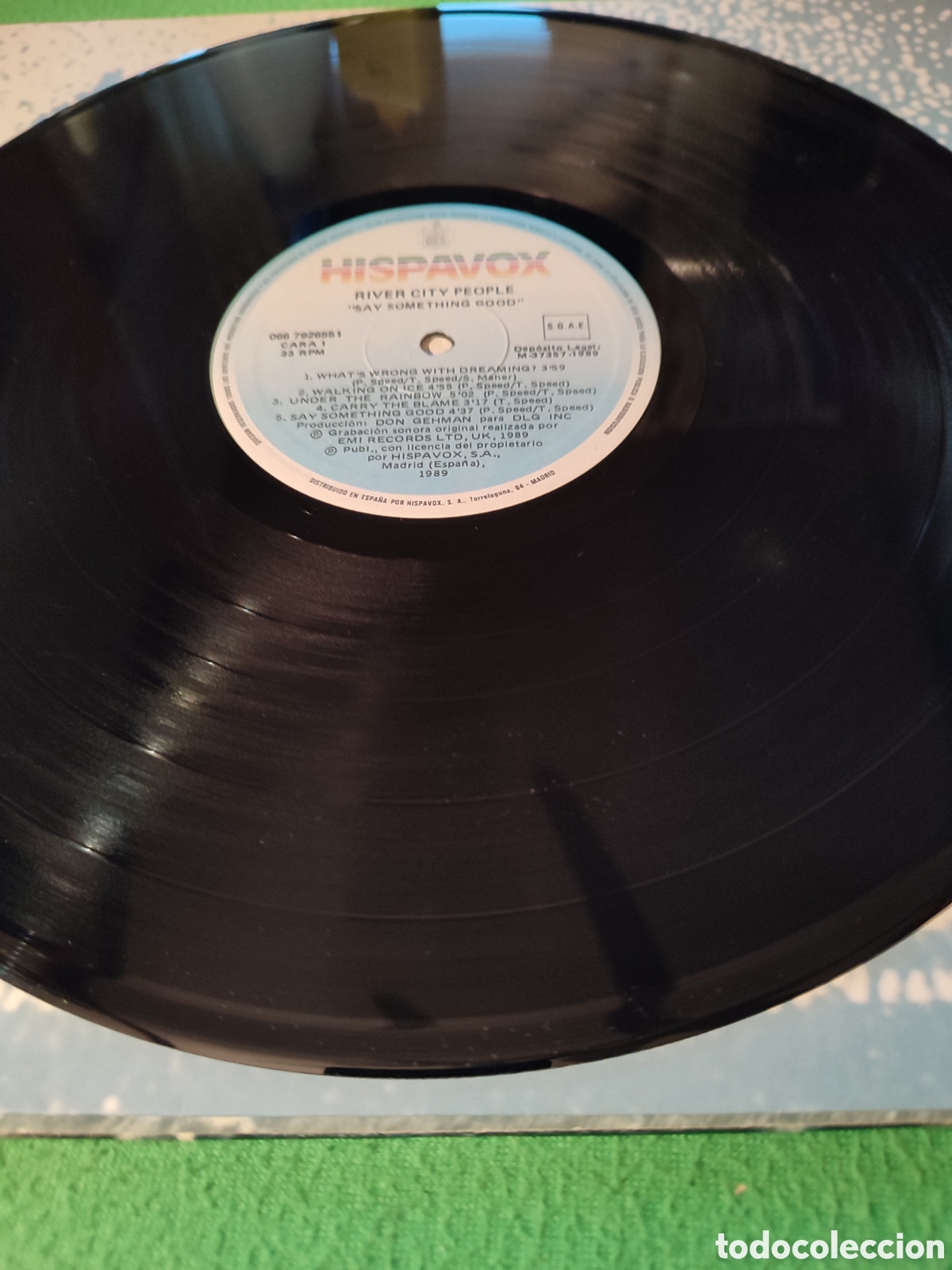 Discos de vinilo: River City People - Say something good - Foto 3