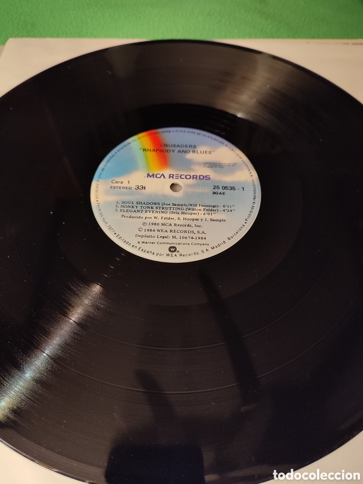 Discos de vinilo: The Crusaders - Rhapsody and Blues - Foto 3