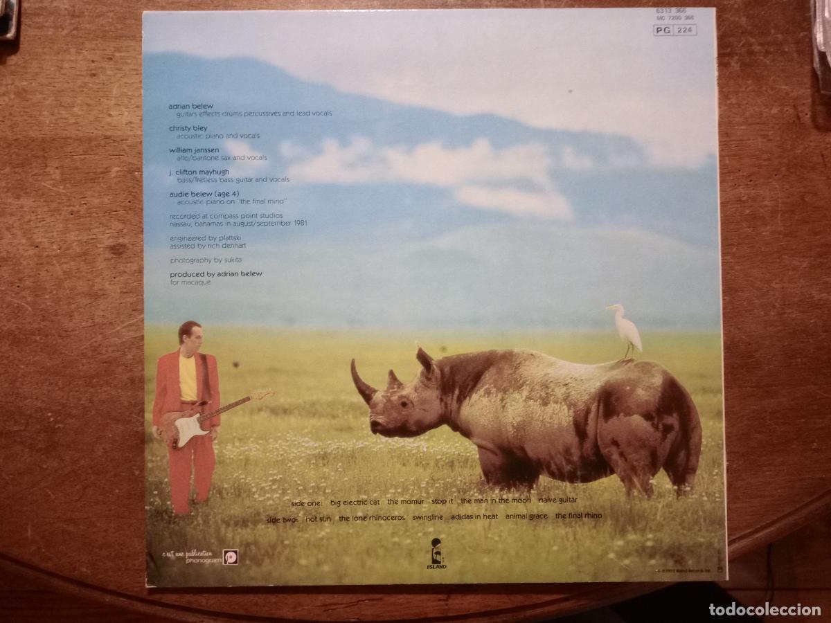 Discos de vinilo: Adrian Belew - lone rhino - Foto 2