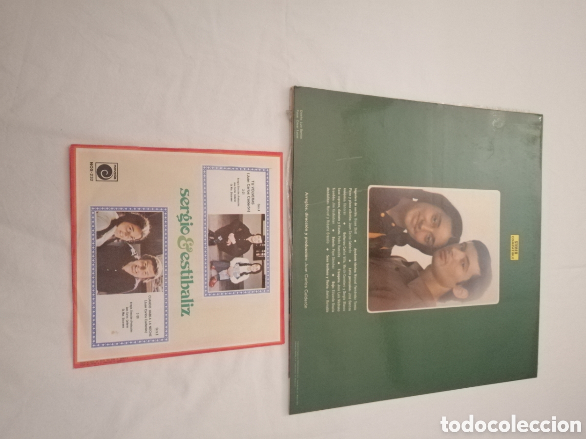 Discos de vinilo: Disco de vinilo de Sergio y Est&iacute;baliz - Foto 2