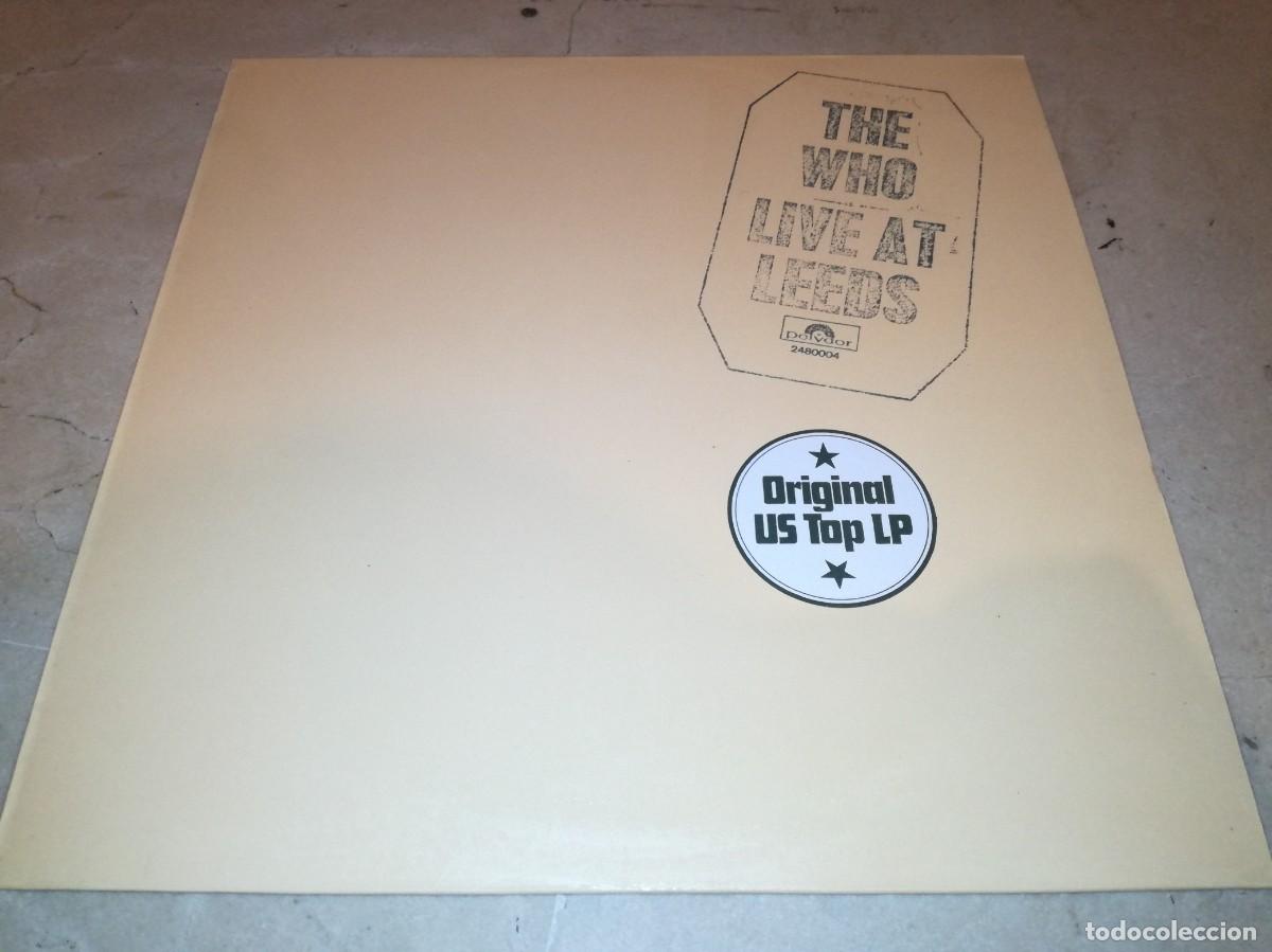 Discos de vinilo: THE WHO-LIVE AT LEEDS-EDICION ESPA&Ntilde;OLA-VINILO EN MUY BUEN ESTADO