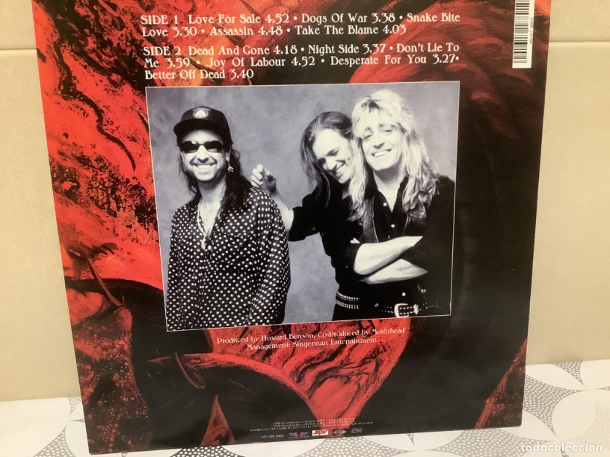 Discos de vinilo: MOTORHEAD. SNAKE BITE LOVE. - Foto 2