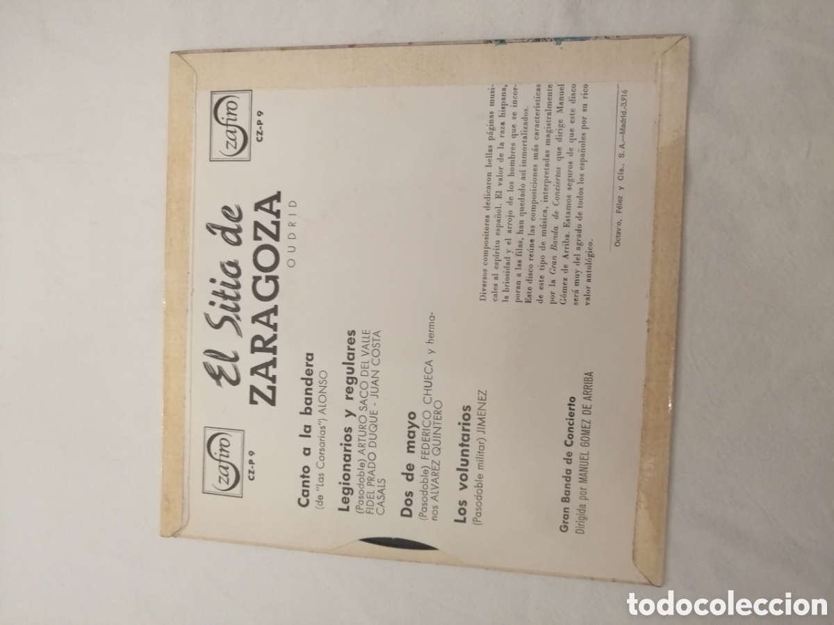 Discos de vinilo: Disco vinilo el sitio de Zaragoza zafiro - Foto 2