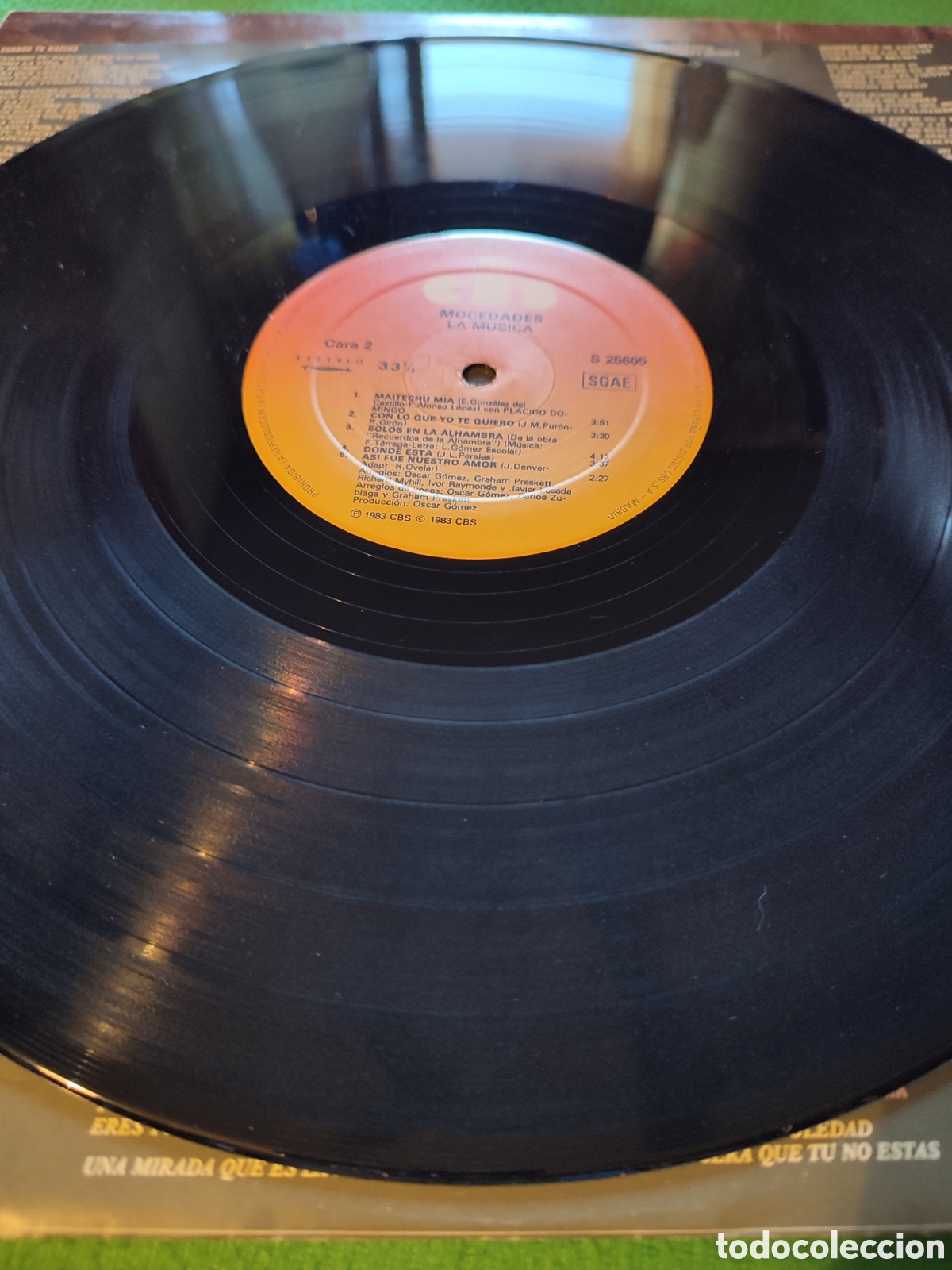 Discos de vinilo: Mocedades - La m&uacute;sica vinilo Lp - Foto 3