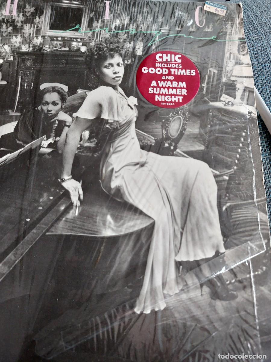Discos de vinilo: Disco lp Chic Risque 1979 Atlantic edici&oacute;n USA rareza - Foto 1