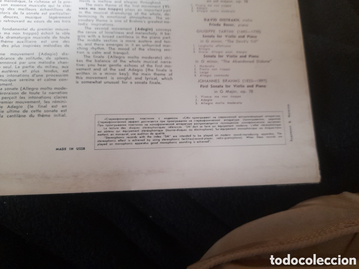 Discos de vinilo: Vinilo, David Oistrakh, editado en USSR - Foto 3