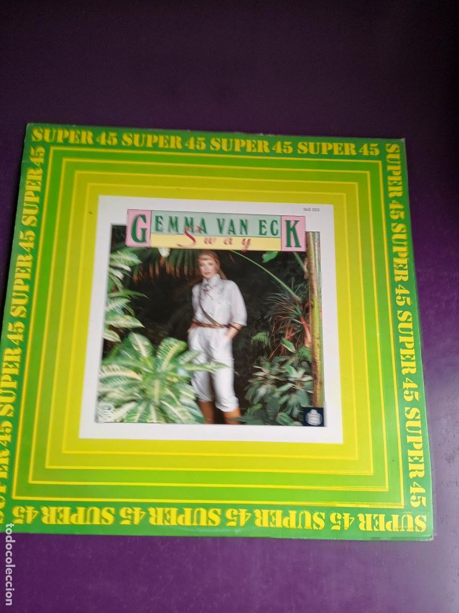 Discos de vinilo: Gemma Van Eck &lrm;&ndash; Sway - MAXI Sg HISPAVOX 1983 - SYNTH POP DISCO 80S - SIN USO - Foto 1