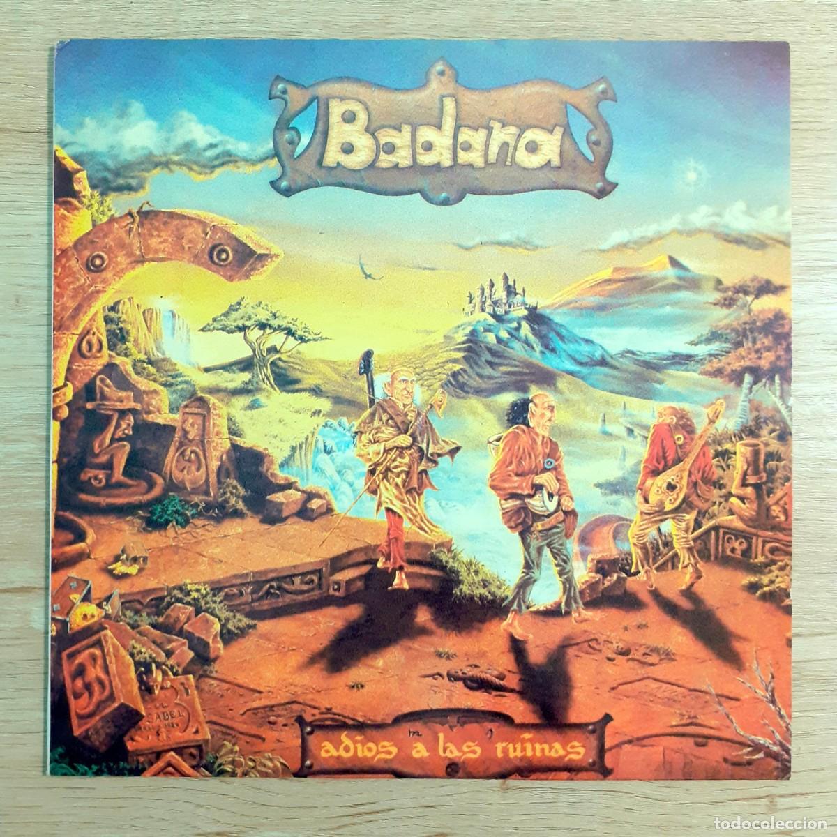 Discos de vinilo: Disco de vinilo de BADANA &rdquo;Adi&oacute;s a las ruinas&rdquo;, 1995 - Foto 1