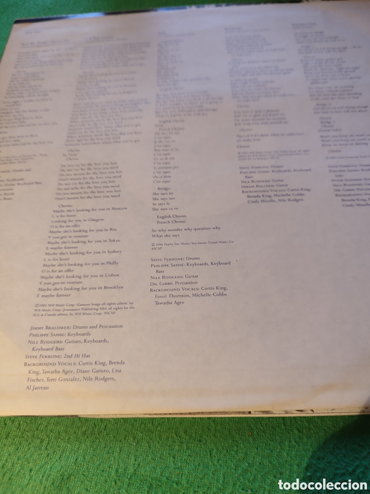 Discos de vinilo: Al Jarreau - Is for lover vinilo Lp - Foto 2