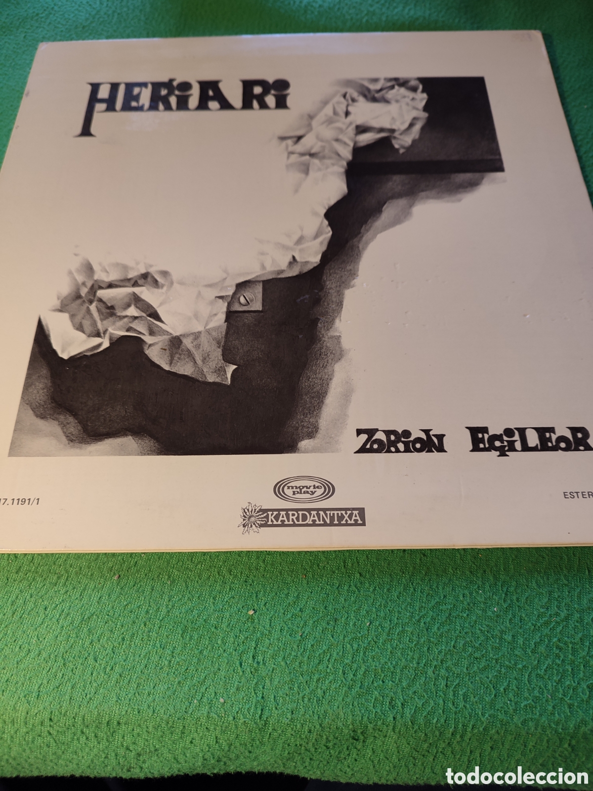 Discos de vinilo: Zorion Egileor - Heriari vinilo Lp - Foto 1