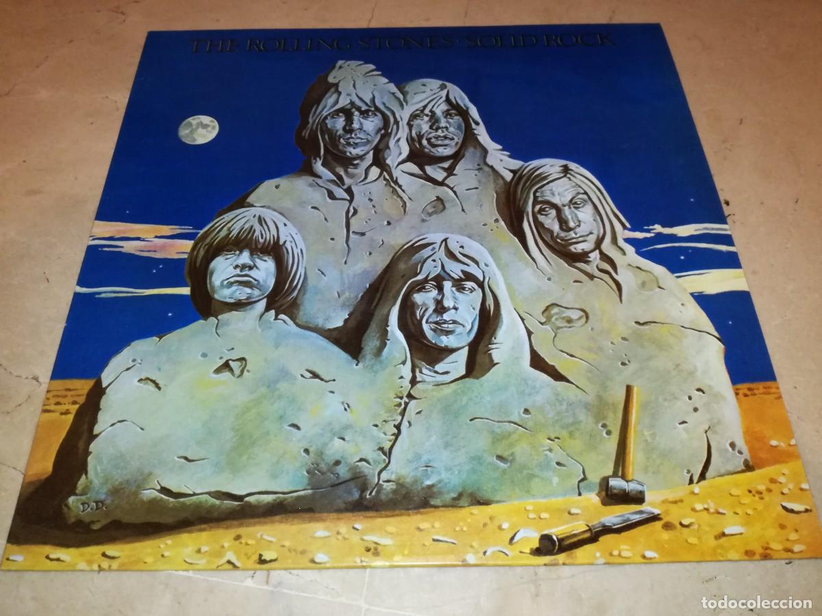 Discos de vinilo: THE ROLLING STONES-SOLID ROCK-EDICION ESPA&Ntilde;OLA-DECCA - Foto 1