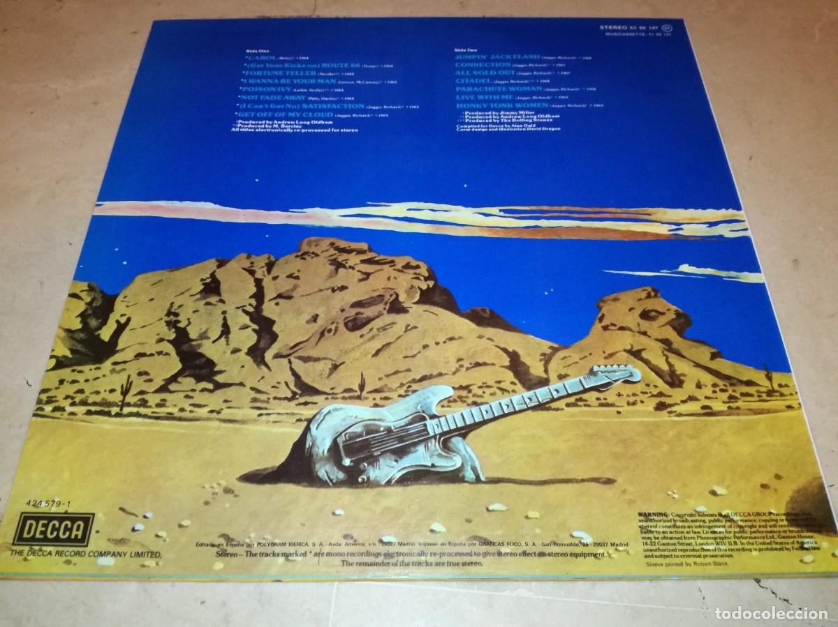 Discos de vinilo: THE ROLLING STONES-SOLID ROCK-EDICION ESPA&Ntilde;OLA-DECCA - Foto 2