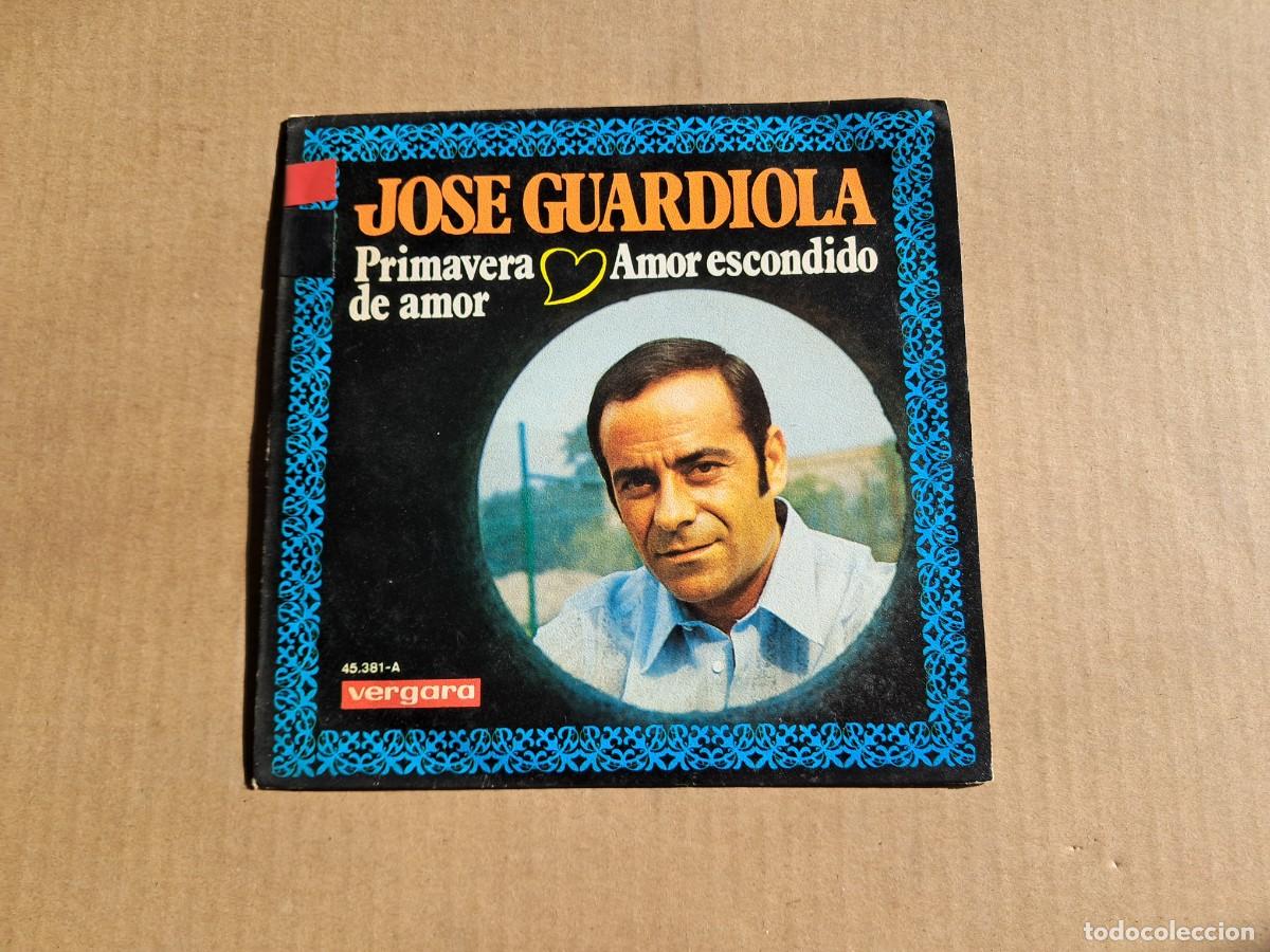 Discos de vinilo: JOSE GUARDIOLA - PRIMAVERA DE AMOR SINGLE 1970 - Foto 1