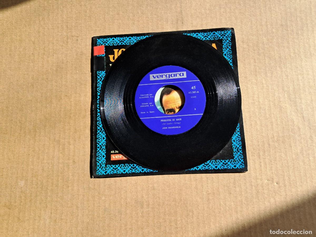 Discos de vinilo: JOSE GUARDIOLA - PRIMAVERA DE AMOR SINGLE 1970 - Foto 2