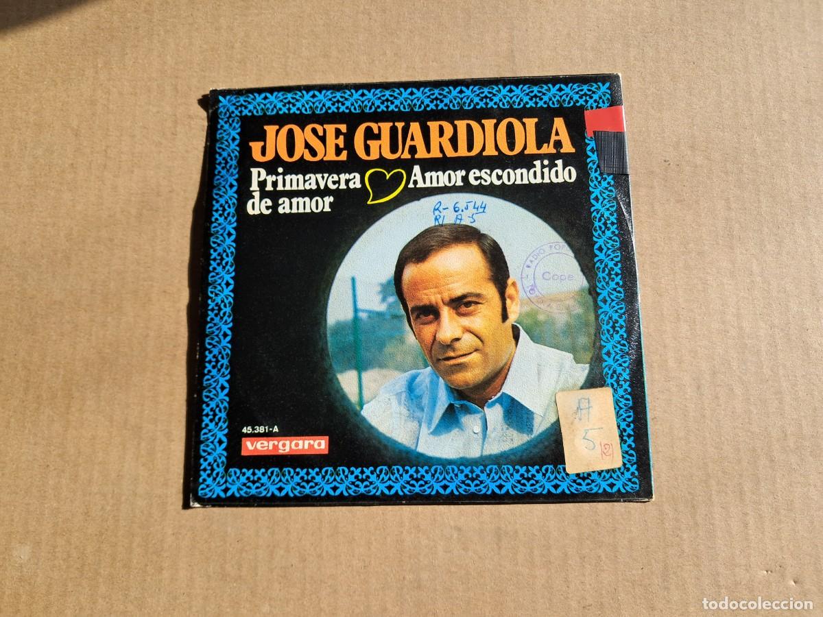 Discos de vinilo: JOSE GUARDIOLA - PRIMAVERA DE AMOR SINGLE 1970 - Foto 3