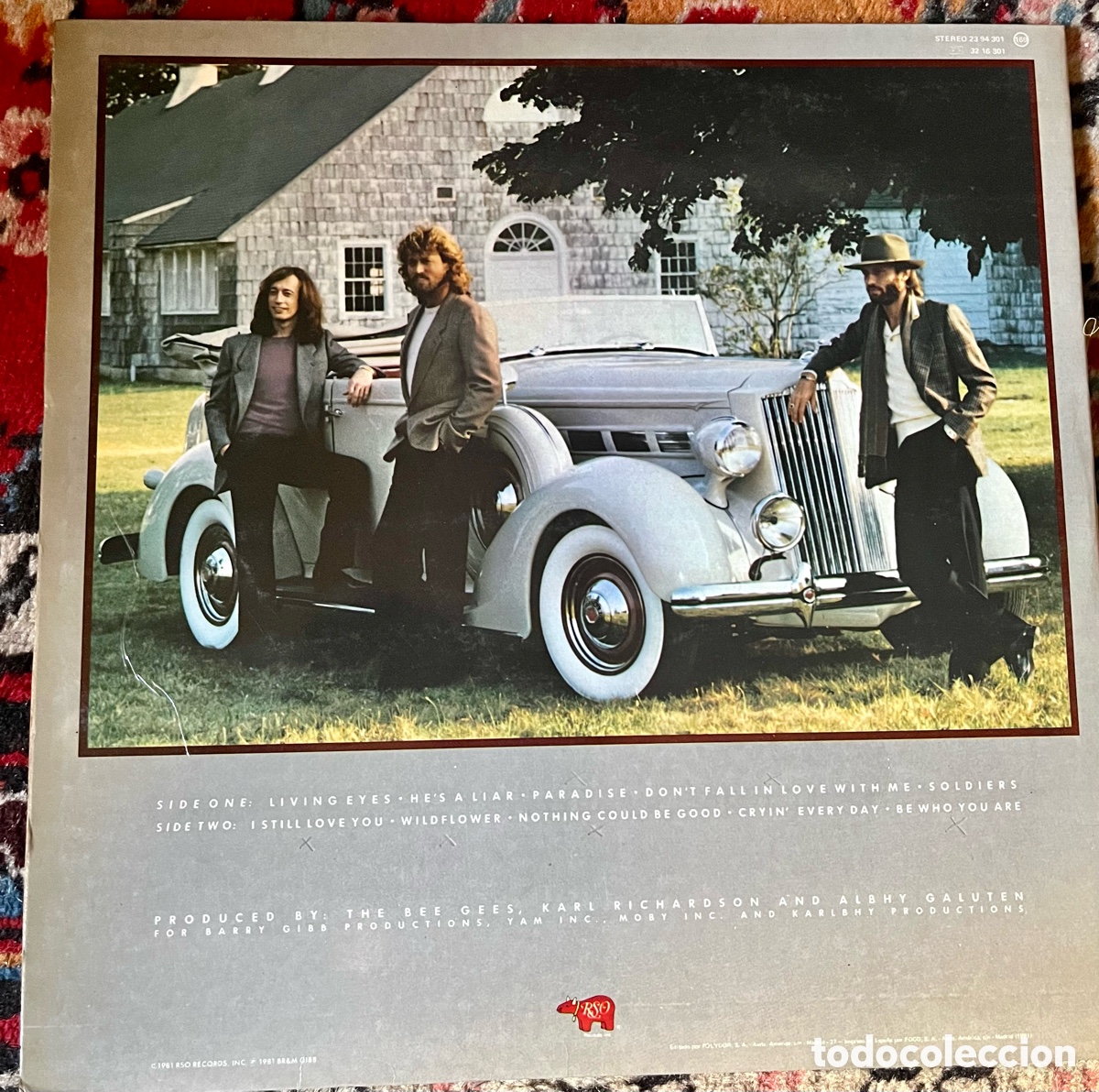 Discos de vinilo: BEE GEES - LIVING EYES - Foto 5