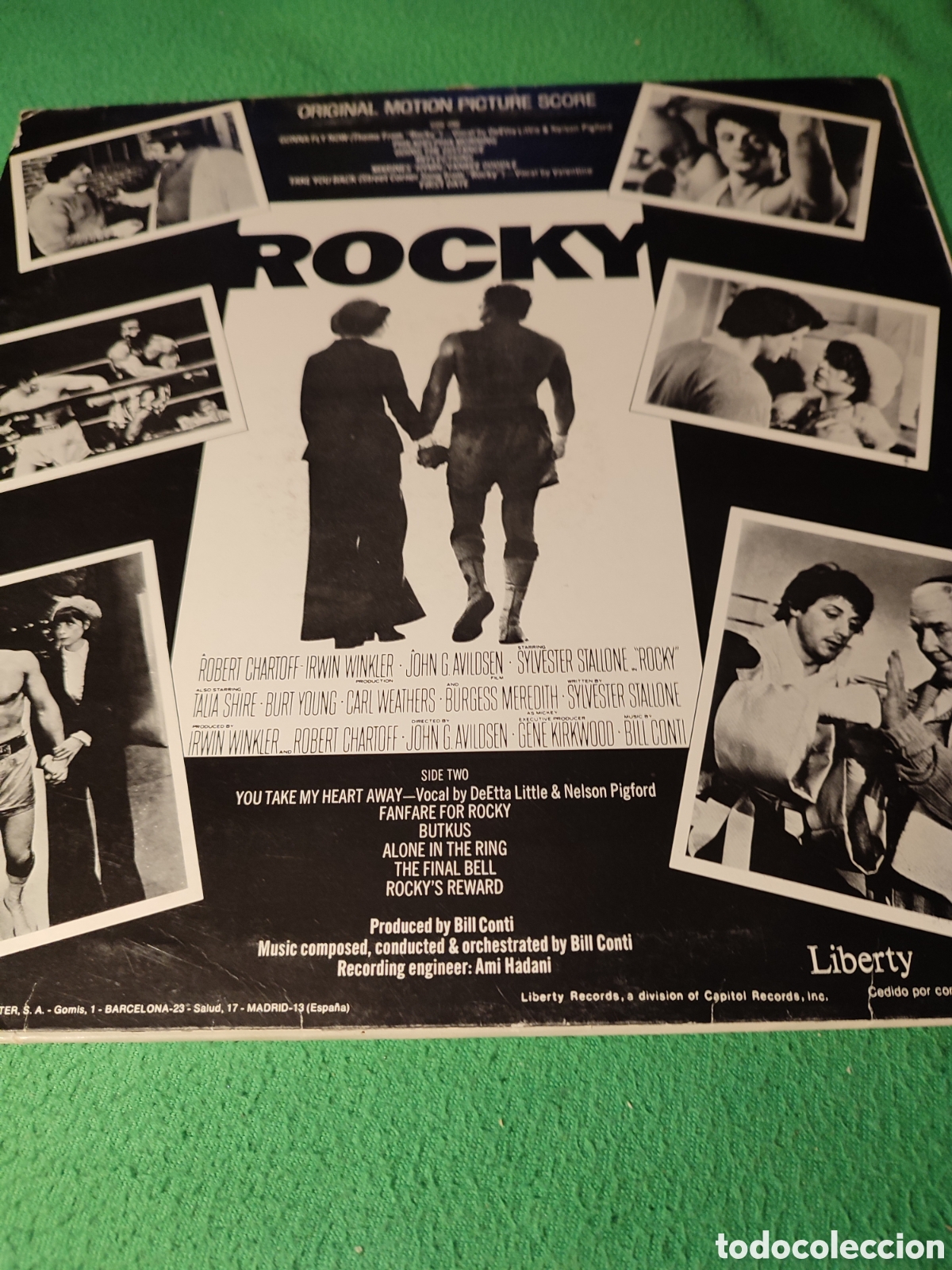 Discos de vinilo: Bill Conti - BSO Rocky vinilo Lp 1982 - Foto 2