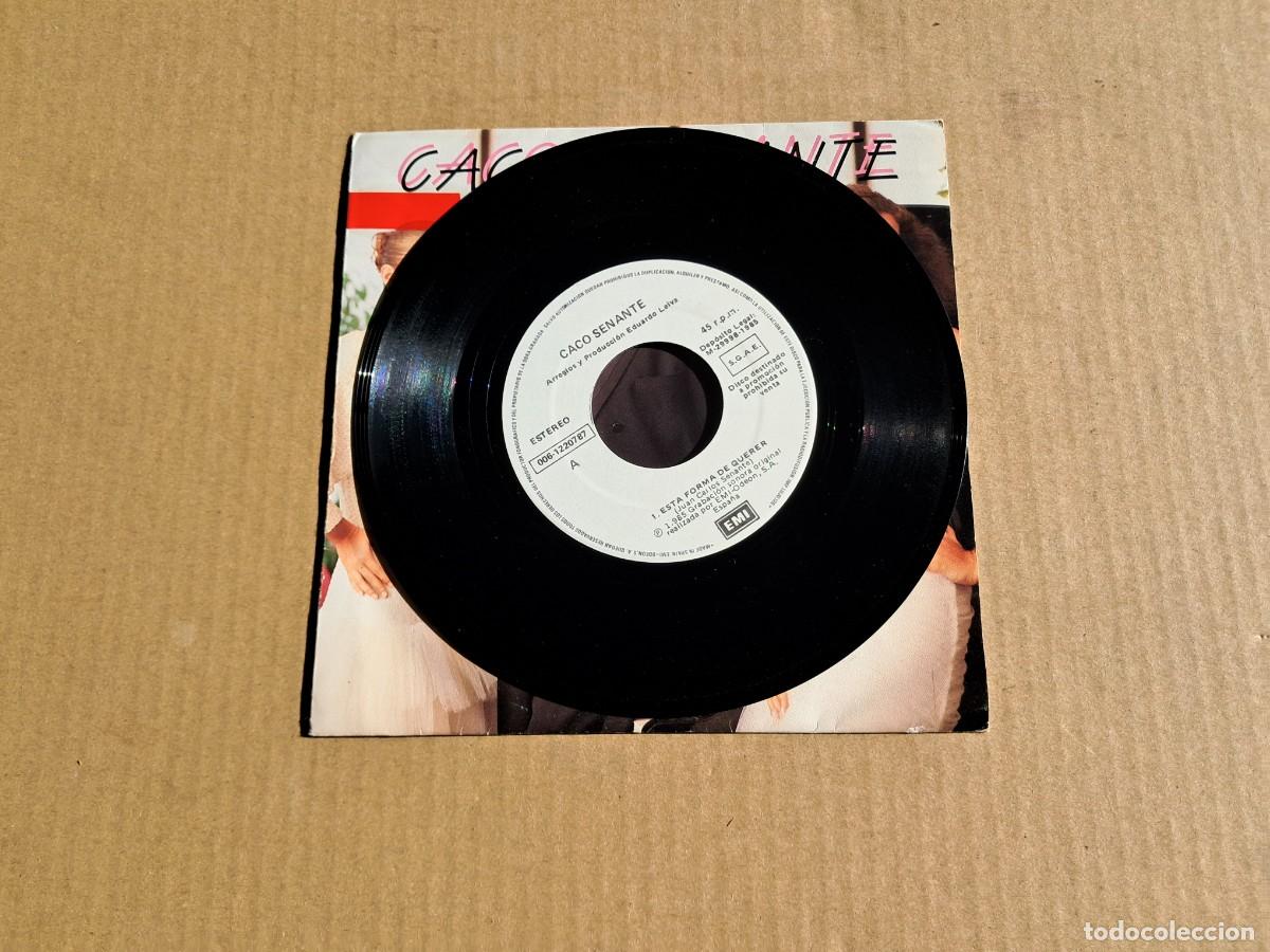 Discos de vinilo: CACO SENANTE - ESTA FORMA DE QUERER SINGLE 1985 - Foto 2