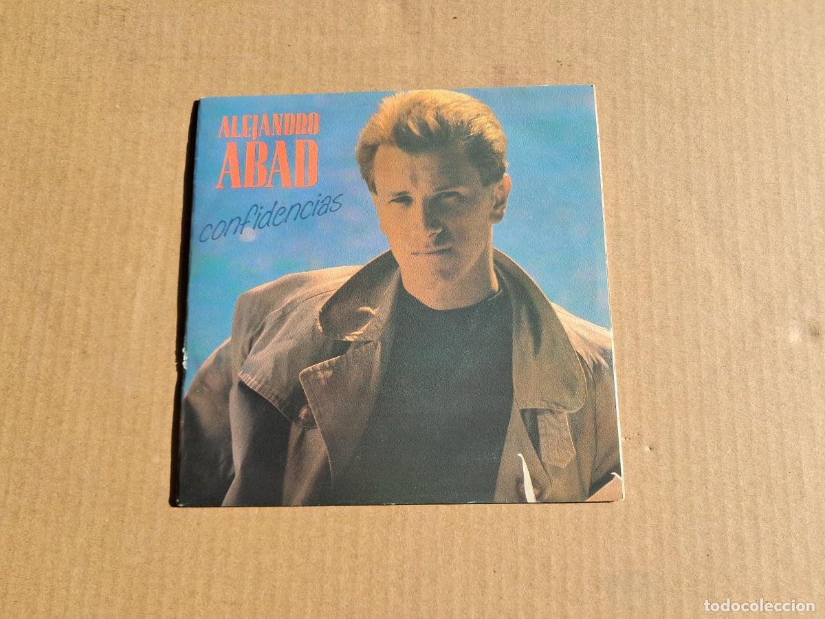 Discos de vinilo: ALEJANDRO ABAD - CONFIDENCIAS SINGLE 1989 - Foto 1