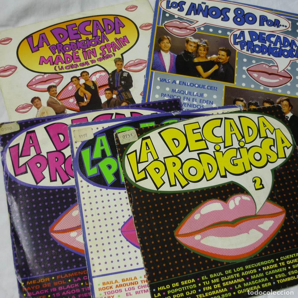 Discos de vinilo: 5 singles vinilo La D&eacute;cada Prodigiosa - Foto 1