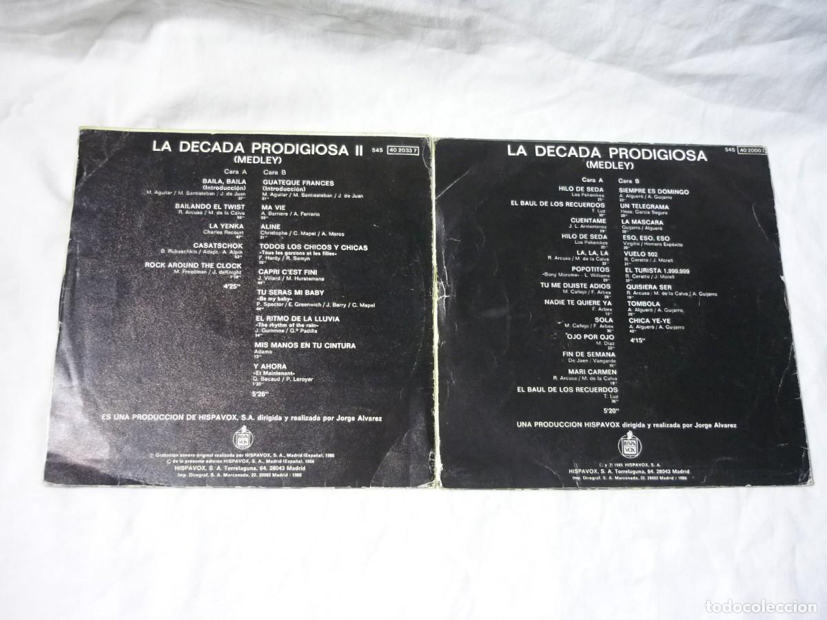 Discos de vinilo: 5 singles vinilo La D&eacute;cada Prodigiosa - Foto 3