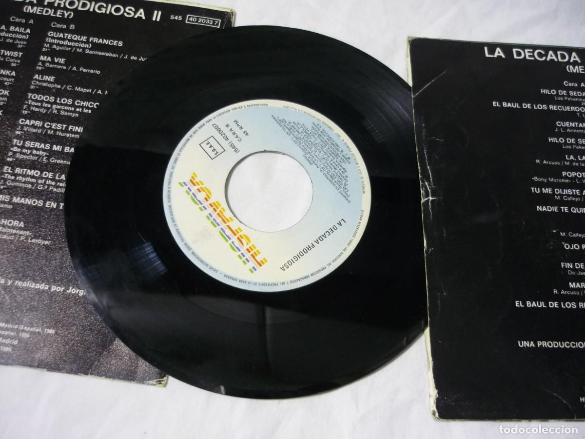 Discos de vinilo: 5 singles vinilo La D&eacute;cada Prodigiosa - Foto 5