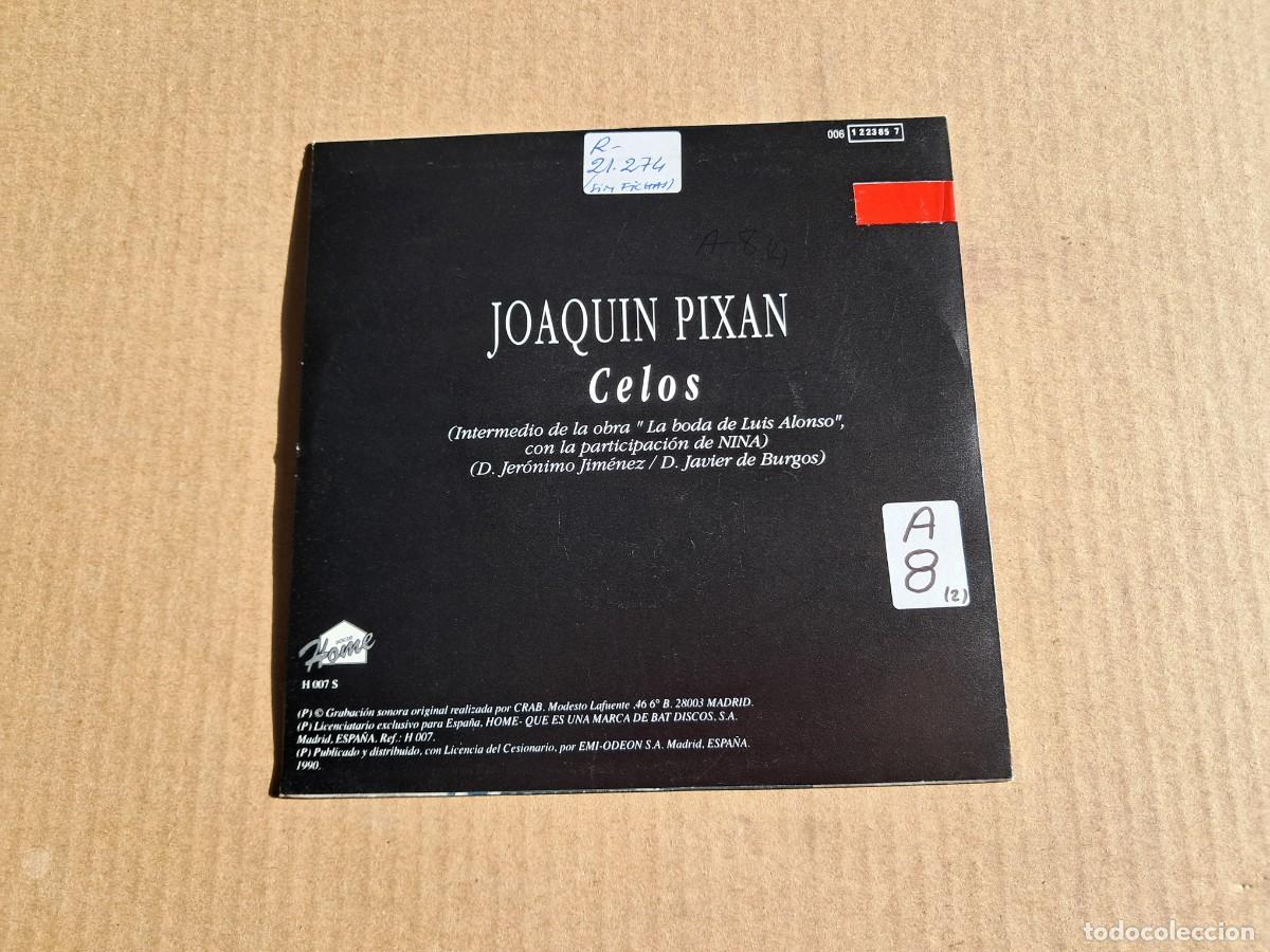 Discos de vinilo: JOAQUIN PIXAN - CELOS SINGLE PROMOCIONAL 1990 - Foto 3