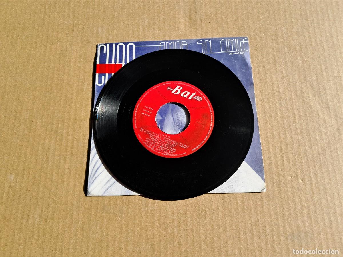 Discos de vinilo: CHAO - AMOR SIN LIMITE SINGLE 1985 - Foto 2