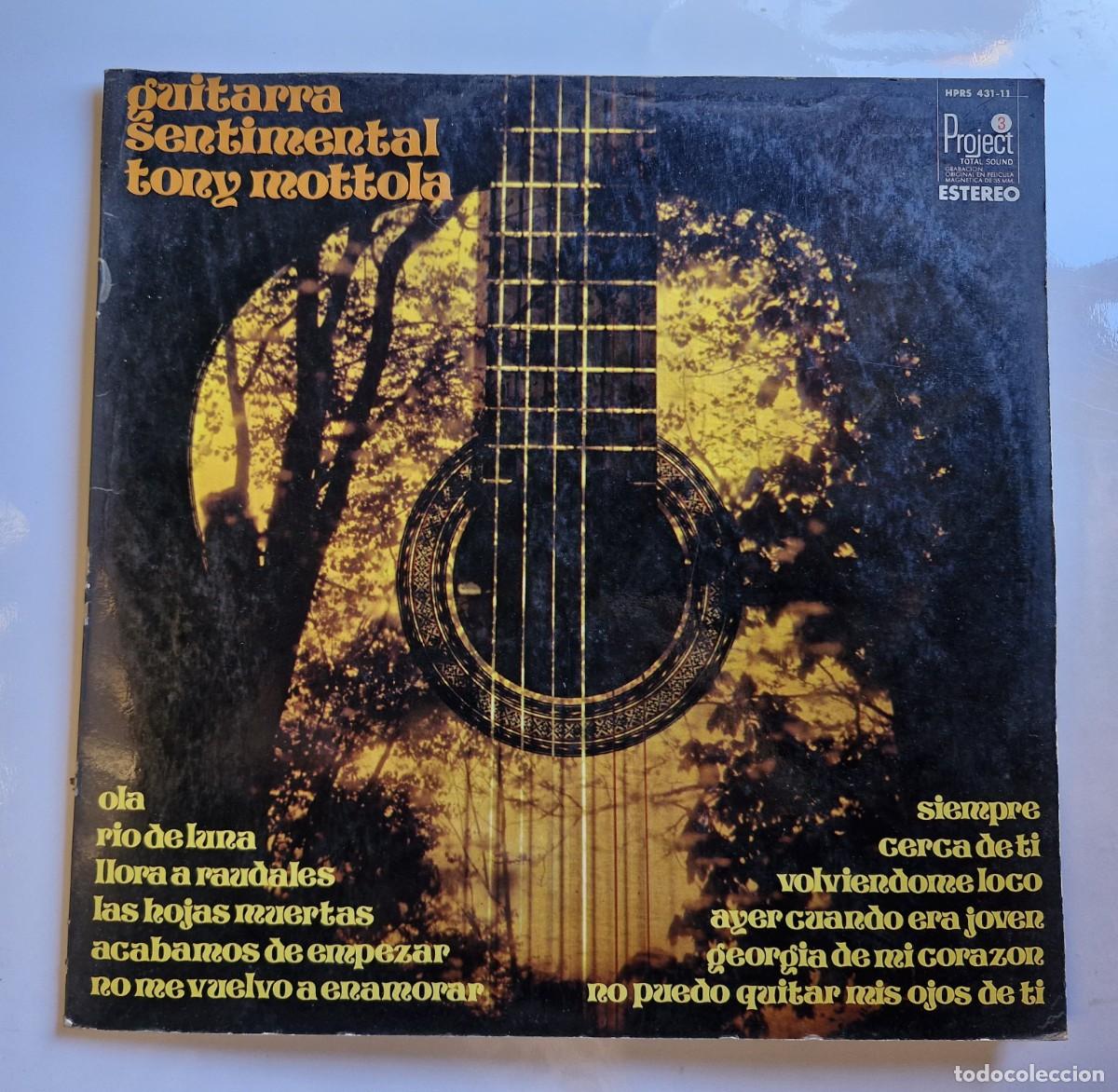 Discos de vinilo: VINILO TONY MOTTOLA - GUITARRA SENTIMENTAL - Foto 1