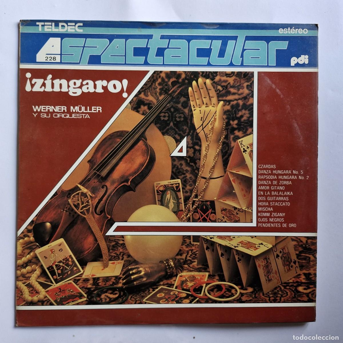 Discos de vinilo: VINILO ESPECTACULAR ZINGARO WERNER MULLER Y SU ORQUESTA - Foto 1