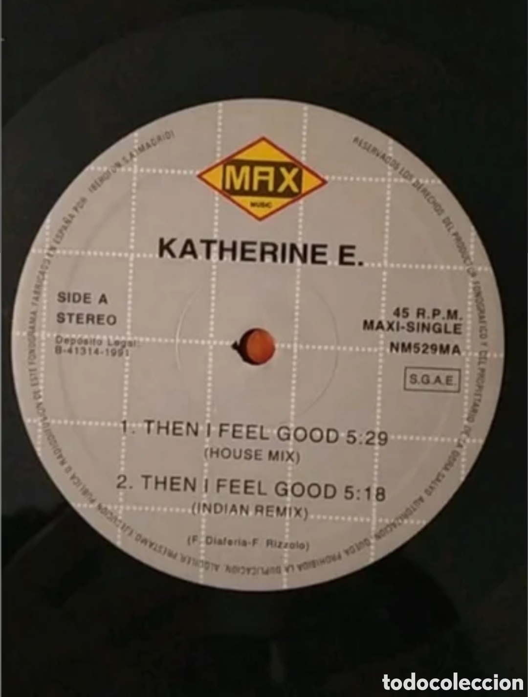 Discos de vinilo: Maxi single Katherine E. Then I feel good - Foto 3