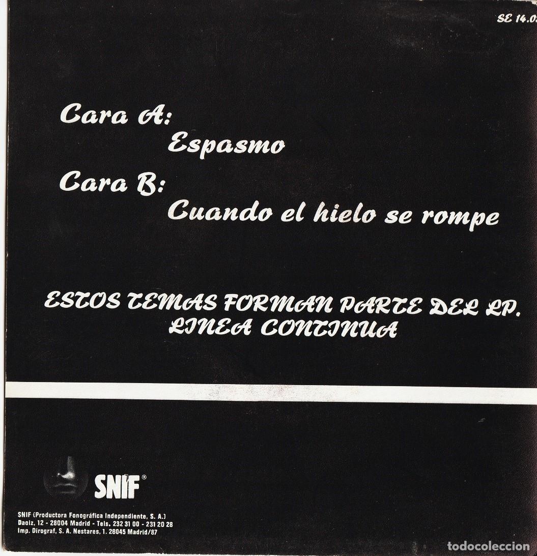 Discos de vinilo: N - 525 - Espasmo - 7&rdquo; - Gatefold - Foto 2
