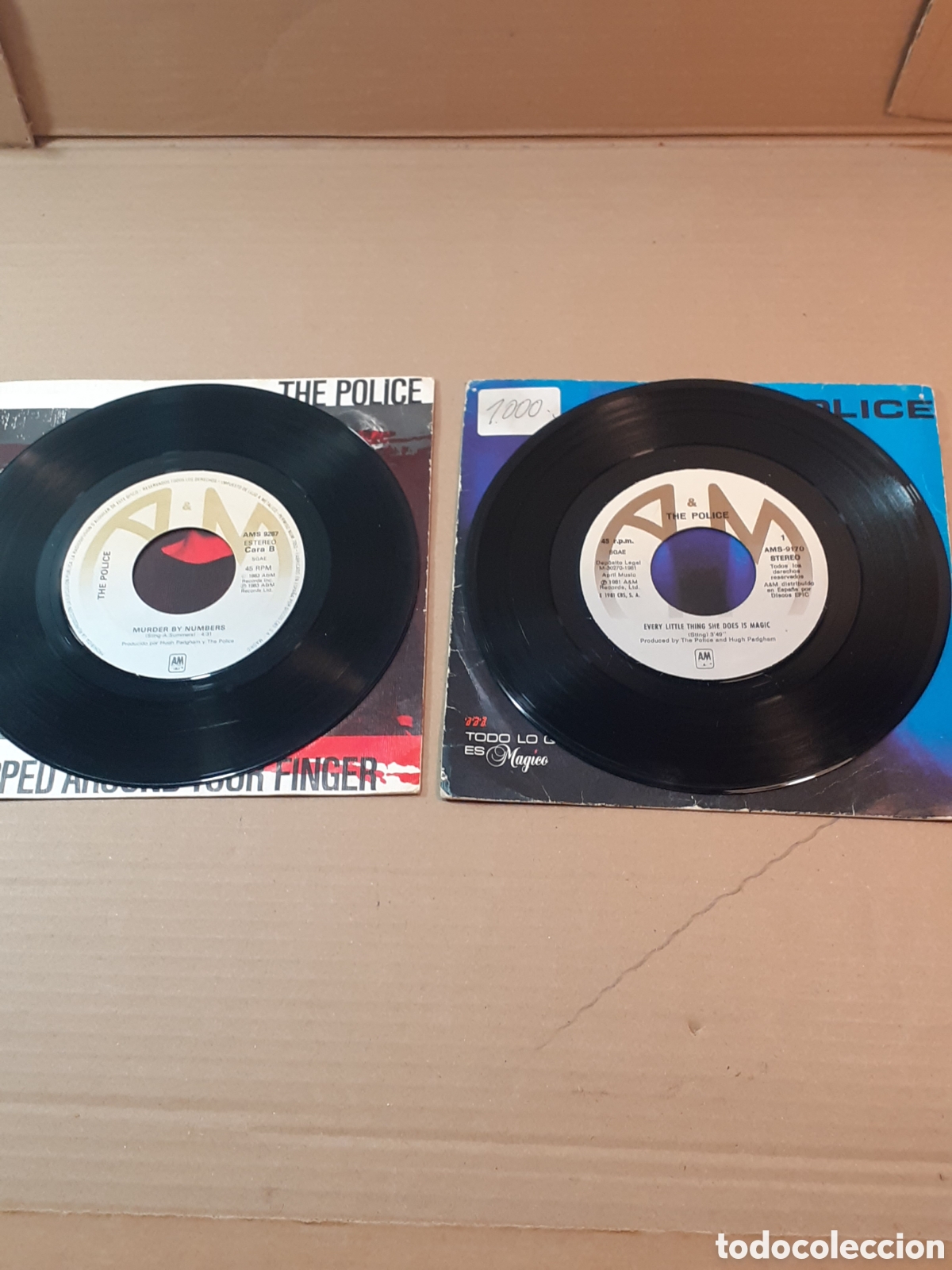 Discos de vinilo: The police. Dos singles. 1981 y 1983. - Foto 3
