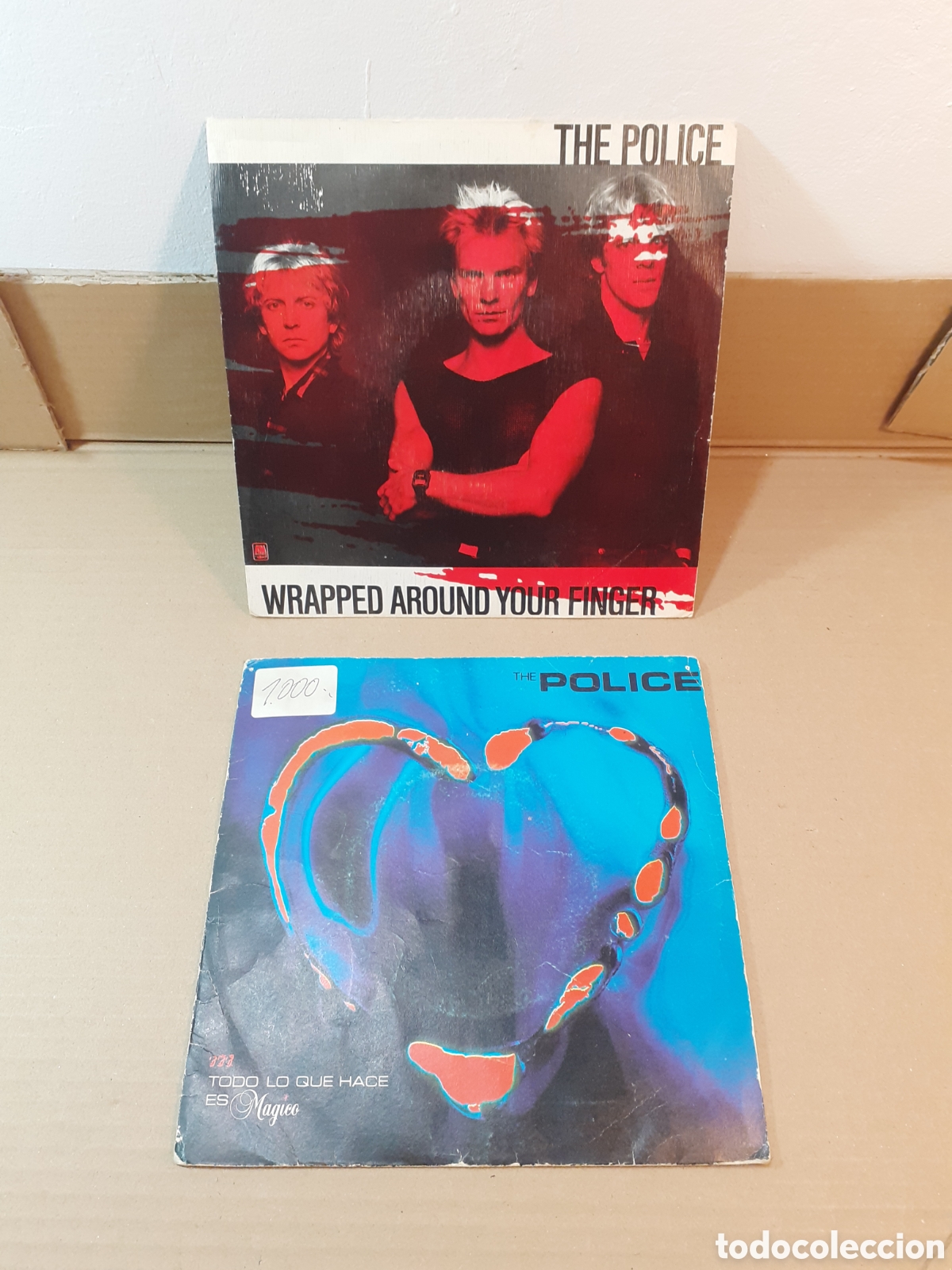 Discos de vinilo: The police. Dos singles. 1981 y 1983. - Foto 1