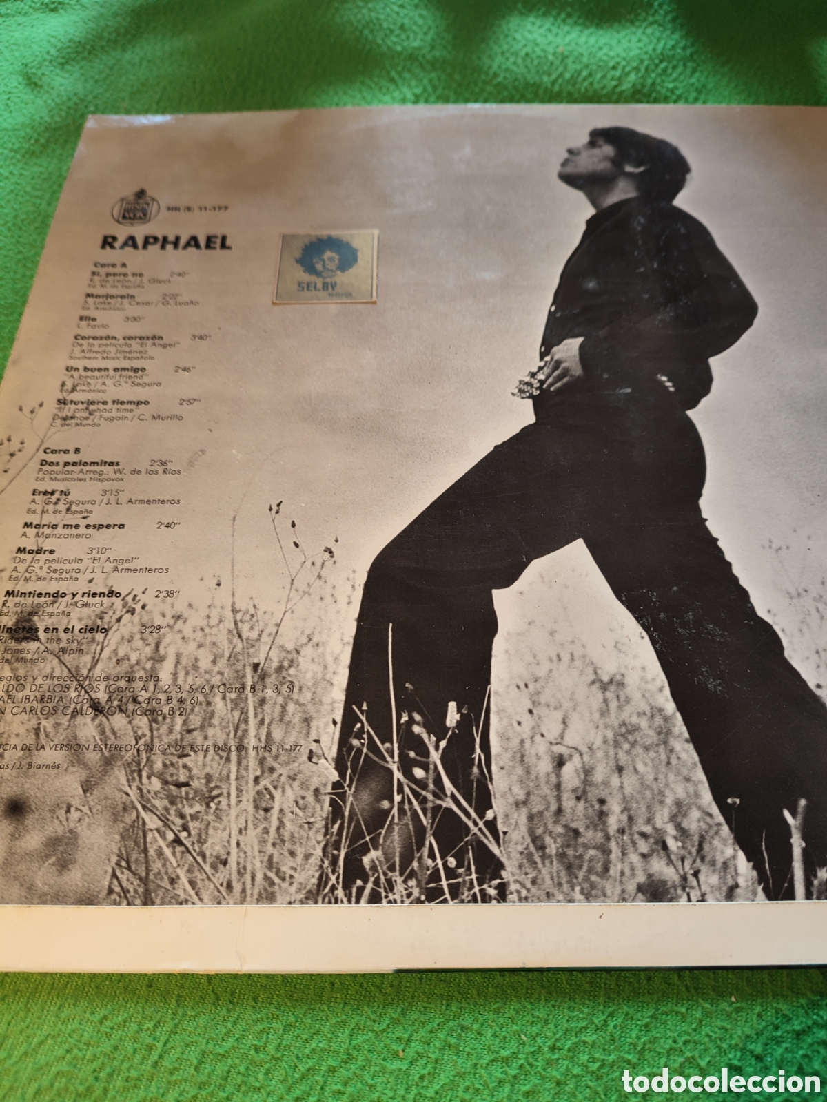 Discos de vinilo: Raphael - Aqu&iacute; vinilo Lp edici&oacute;n 1969 - Foto 2