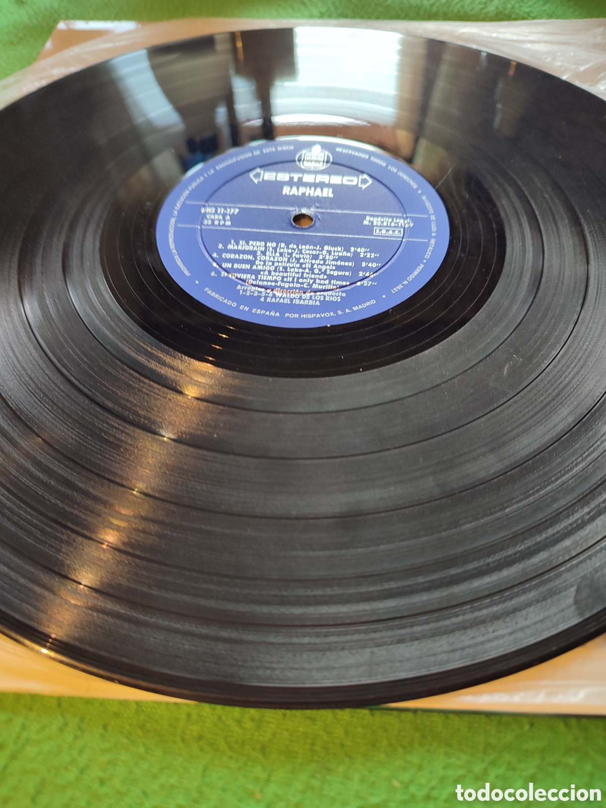 Discos de vinilo: Raphael - Aqu&iacute; vinilo Lp edici&oacute;n 1969 - Foto 3