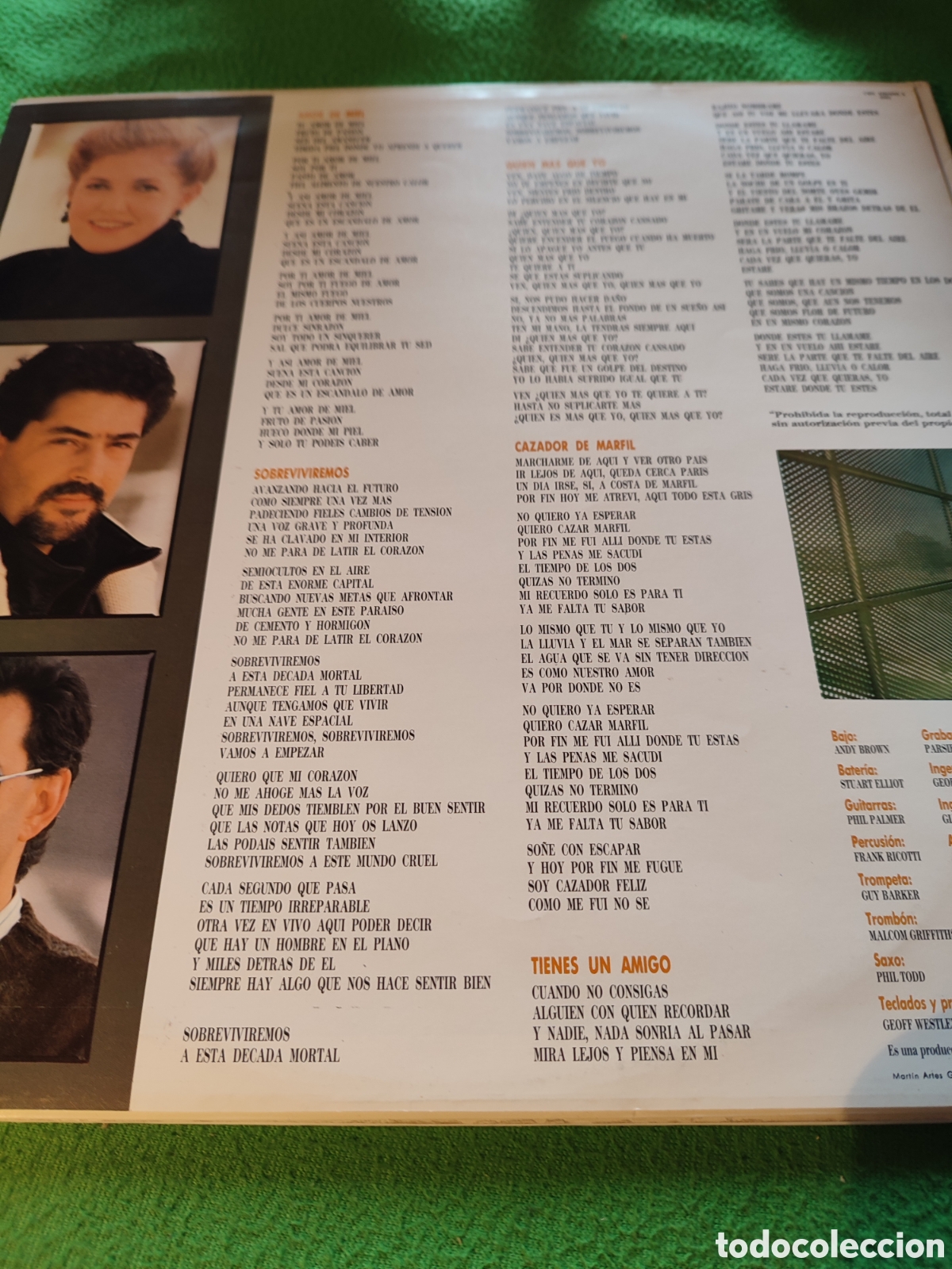Discos de vinilo: Mocedades - Sobreviviremos vinilo Lp - Foto 2