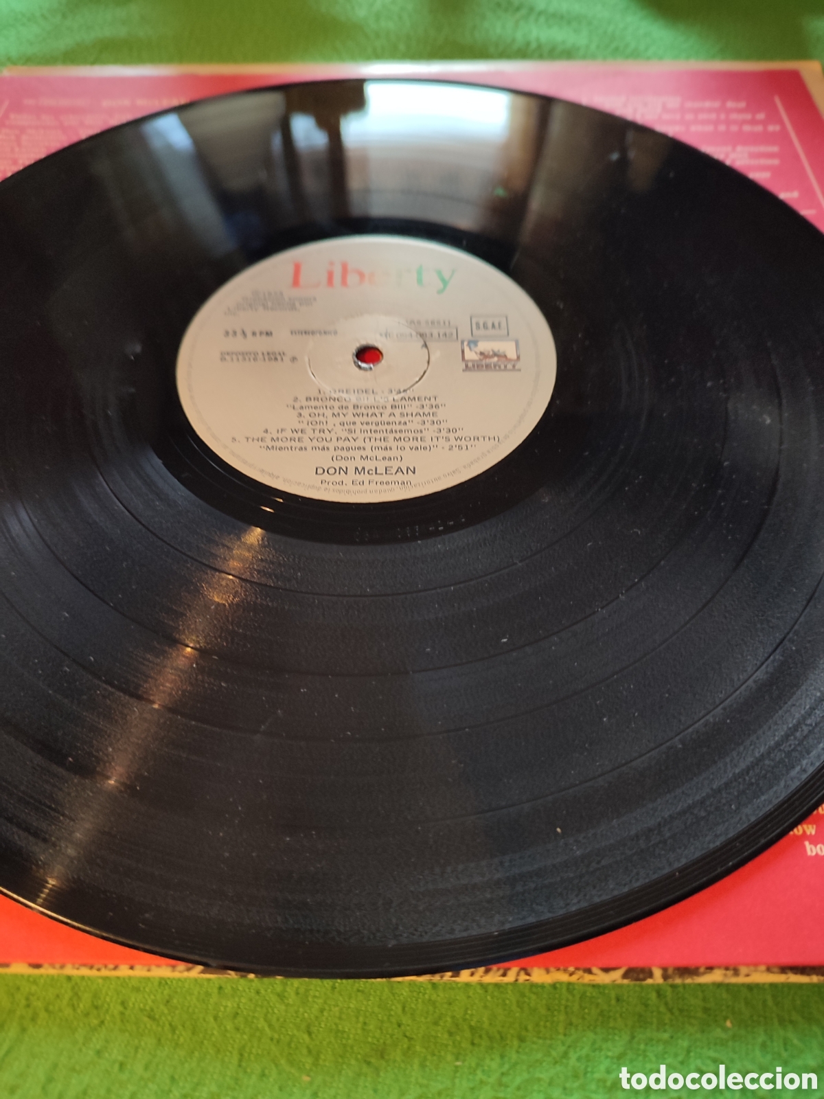 Discos de vinilo: Don McLean - Don McLean vinilo Lp - Foto 3