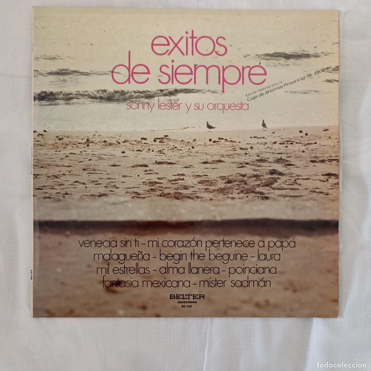 Discos de vinilo: LP Sonny Lester y su Orquesta - &Eacute;xitos de siempre (Belter, 1973) - Foto 1