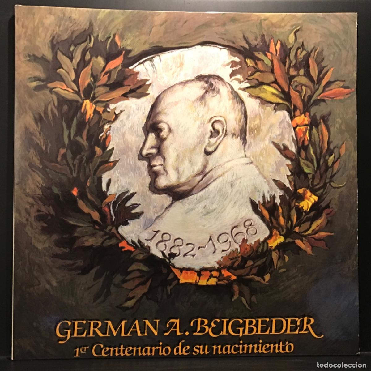 Discos de vinil: Germ&aacute;n A. Beigbeder ● 1&ordm; Centenario Nacimiento ● 2 x Vinyl, LP, Stereo Spain 1983