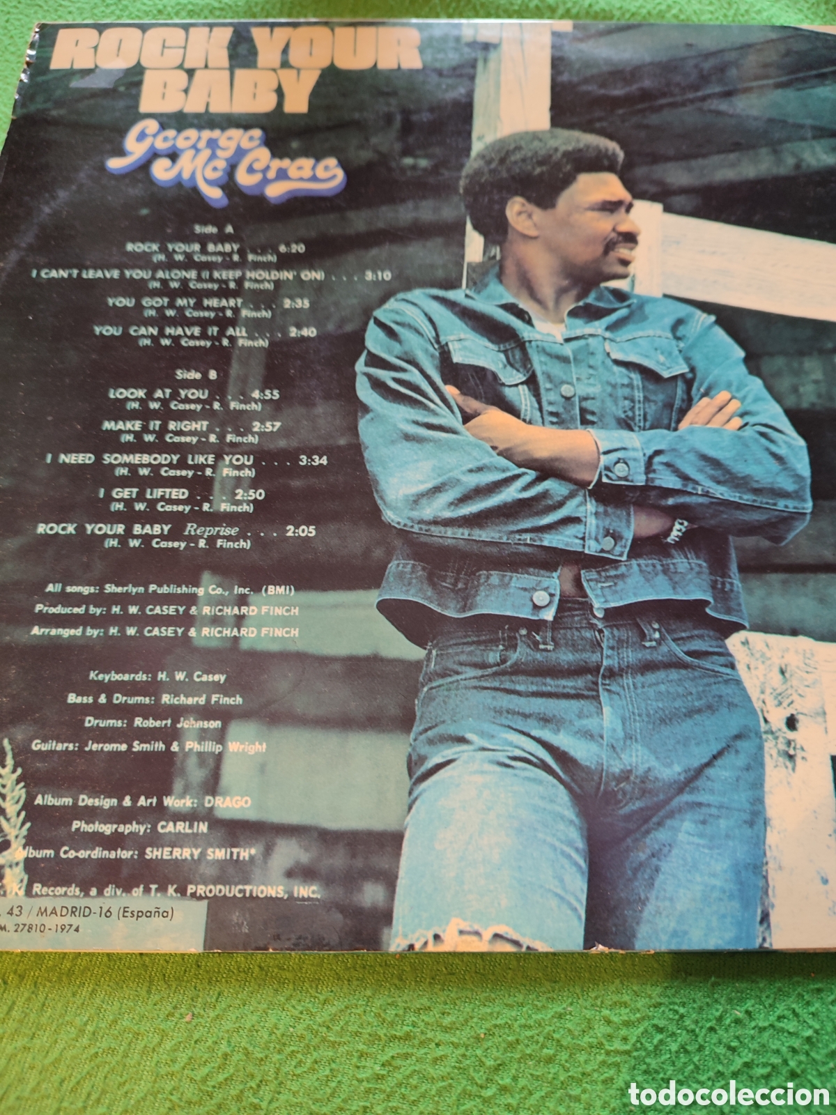 Discos de vinilo: George McCrae - Rock your baby - Foto 2