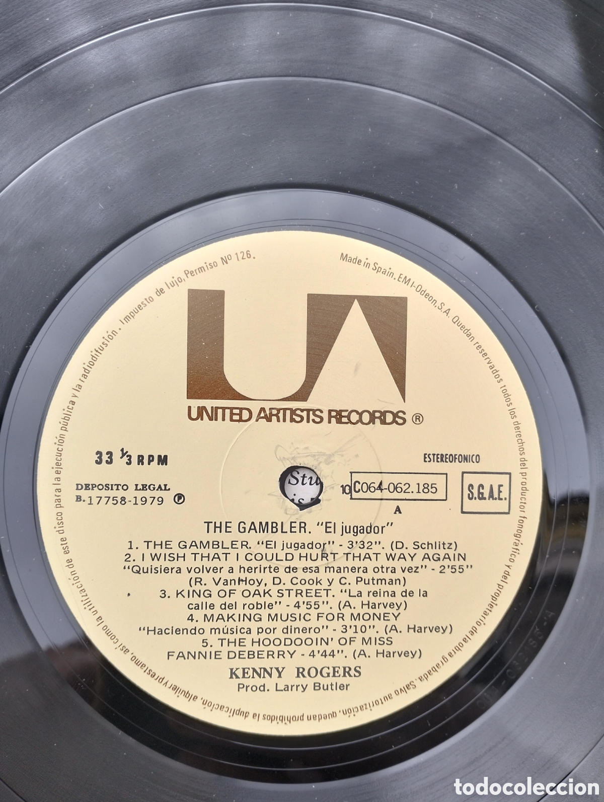 Discos de vinilo: Kenny Rogers el jugador LP - Foto 4