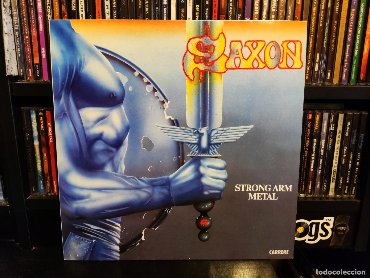 Discos de vinilo: SAXON - STRONG ARM METAL - Foto 1